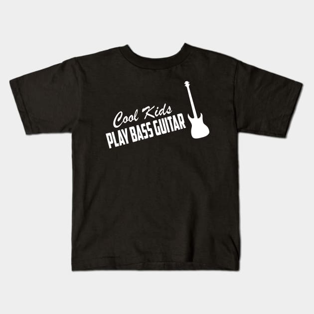 Cool Kids Play Bass Kids T-Shirt by helloshirts